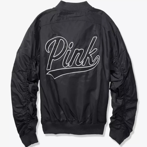 PINK Victoria's Secret Jackets & Blazers - Victoria Secret PINK Flight Bomber Jacket (S)